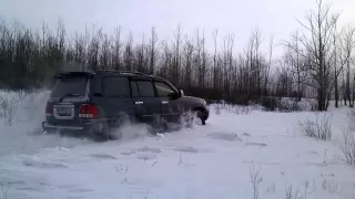 Lexus LX470 по снегу