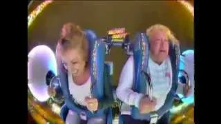 Lady craps her pants on slingshot ride!