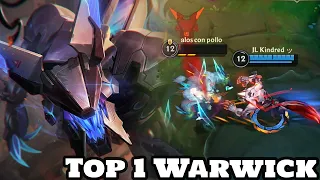 Wild Rift Warwick - Top 1 Warwick Gameplay Rank Master