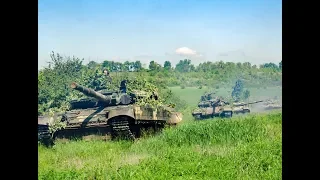 Танковий резерв Командувача об'єднаних сил тренується відбивати прорив ворога