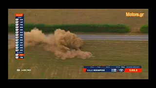 Crash Rovanpera Ypres Rally 2022 Belgium