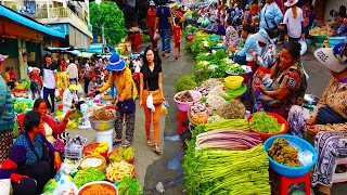 Food Rural TV, Cambodian Routine Market  Food & Lifestyle - Fruit, Fish, Chicken, Pork, & More