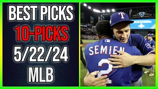 FREE MLB Picks Today 5/22/24 - All GAMES Best Picks!