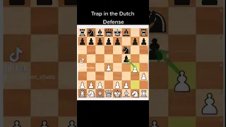 Chess Traps: Trap in the Dutch Defense