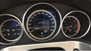 Mercedes Benz E 220 CDI 170 HP Acceleration 0 - 160 km/h