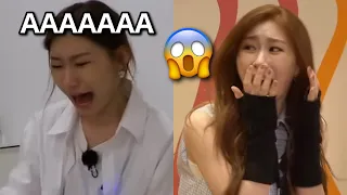 chaeryeong being scared of everything