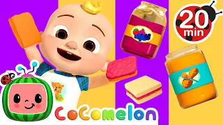 EAT Peanut Butter Jelly Jam Loop | Food Snacks for Children | CoComelon Nursery Rhymes & Kids Songs