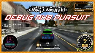 DEBUG RX-8 Pursuit in Alpha 124 Build of NFS Most Wanted 2005