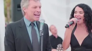 Bon Jovi no seu casamento. Por essa ninguém esperava. [Assista até o final] (Musicalidade)