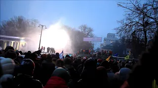 Вогнехреща на Грушевського  19.01.2014 «Евромайдан» Euromaidan Украина (2013) -  4