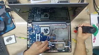 Lenovo IdeaPad 310 - 15IKB model SSD taktik ve içini açıp fanları temizledik