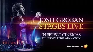 Josh Groban: Stages Live Trailer