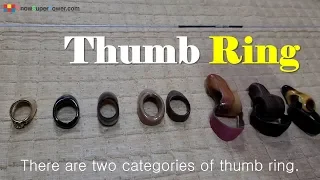 Thumb Rings for Traditional Korean Bow Shooting