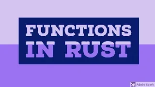 Functions in rust programming language  Expressions | Statements(TUTORIAL #3)