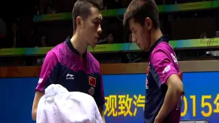 WTTC 2015 Suzhou – Men’s Doubles Final – XU Xin CHN   ZHANG Jike CHN vs  FAN Zhendong CHN   ZHOU Yu