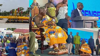 No More DumSor in Kumasi😱Otumfuo Osei Tutu ll Commissions New Gas Pipeline (Genser Energy) at Amado