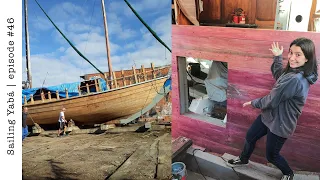 Rebuilding our schooner with PURPLE HEART wood! — Sailing Yabá #46