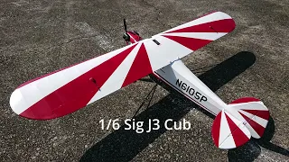 Sig 1/6 J3 Cub kit build