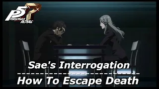 (Spoilers!) How to escape Death | Persona 5 Royal