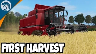 HARVESTER IN USE | Rappack Farms #2 | Farming Simulator 17 Multiplayer Gameplay