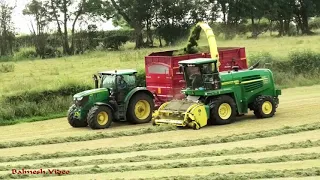Silaging with the John Deere 7350 and an ALL-Green Support Team!