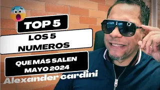 LOS 5 NUMEROS QUE MAS REPITEN MAYO 2024 | Alexander Cardini NUMEROLOGÍA