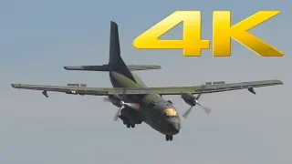 4K | Dramatically steep combat landing "Sarajevo Approach" at ILA Berlin Air Show 2018