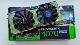 Jungle Green Graphics Card | Unboxing the Manli RTX 4070 Super Graphics Card