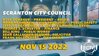 Scranton City Council 11-15-22