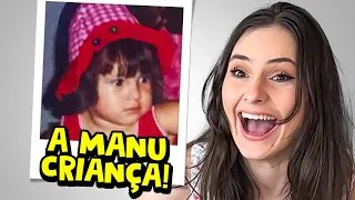 FOTOS da manu criança que ela ESCONDIA de mim!!! | Dearo e Manu