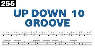Drum Lesson 255 - Up Down 10 (Aula de Bateria - Up Down 10)