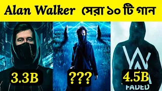 Alan Walker Top 10 Popular Song 2023- Faded-On My Way-Lily-Darkside-Alan PT.