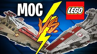 LEGO UCS Venator-class Star Destroyer MOC Vs LEGO Star Wars Venator 8039!