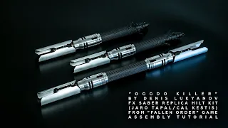 "OGGDO KILLER" (Cal Kestis / Jaro Tapal) lightsaber accurate replica KIT from Fallen Order game