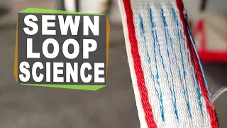 Slackline sewn loop science by Raed Slacklines