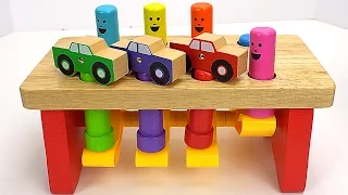 Learn Colors & Counting with Pounding Peg Toys!