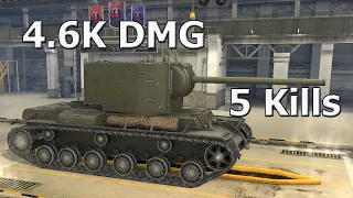 KV-2 · 4.6K DAMAGE · 5 Kills · Wot Blitz