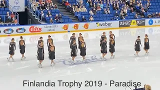 Finlandia Trophy, 2019 Paradise RUS, Short Program Synchronized Skating