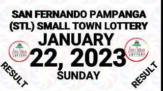 STL Pampanga January 22, 2023 (Sunday) 1st/2nd/3rd Draw Result | SunCove STL