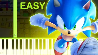 Rooftop Run | SONIC UNLEASHED - EASY Piano Tutorial