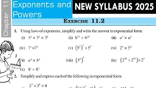 Exercise 11.2 | Ch 11 Exponents and Powers | Class 7 Maths NCERT | New Syllabus 2023-24