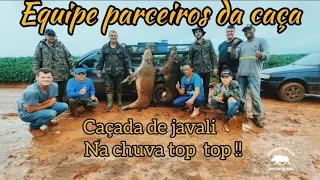 2° parte da caçada de javali 🐗 🐗,  2    equipes juntas aí deu bom !!!