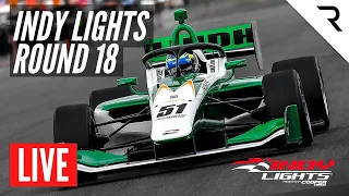 2021 Indy Lights Race 18 - WEATHERTECH RACEWAY LAGUNA SECA | LIVE | Full Race