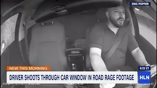 Driver shoots through car Window in road Rage footage 2022 #news