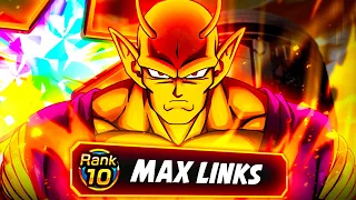 (Dokkan Battle) 100% RAINBOW MAX LINKS LR POWER AWAKENING/ORANGE PICCOLO SHOWCASE!