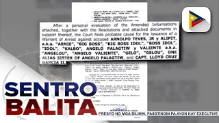 Dating Rep. Arnie Teves at tatlong iba pa, ipinaaaresto na ng Manila RTC kaugnay sa Degamo slay case