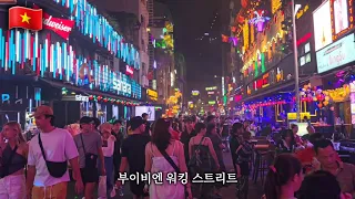 호치민 필수 여행코스 부이비엔 워킹 스트리트 Phố đi bộ Bùi Viện