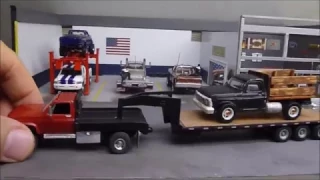 1/64  custom Hot Wheels Chevy flatbed truck