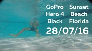 New GoPro Hero 4 Black and Sunset Beach Florida - 28/07/16 - Huntley Brothers