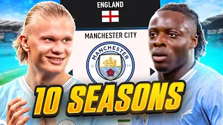 I Takeover Man City for 10 Seasons & BREAK EVERY RECORD...
